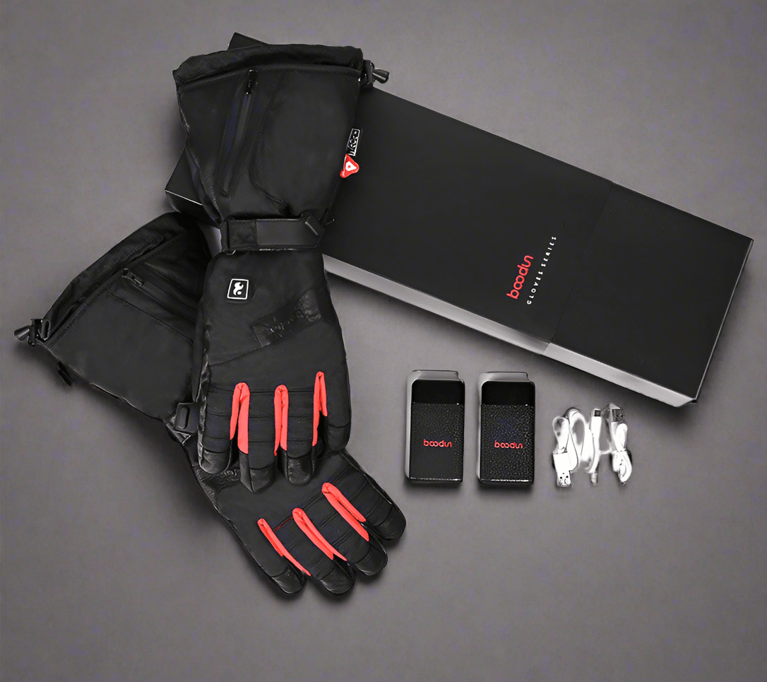 Heated Sheepskin ski Gloves - Vital