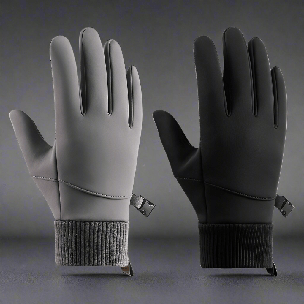 Men's Outdoor Windproof Cycling Velvet Padded Gloves - Vital