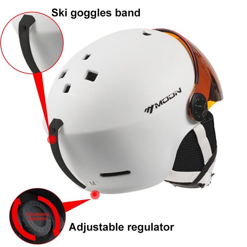Moon Ski helmet with goggles - Vital