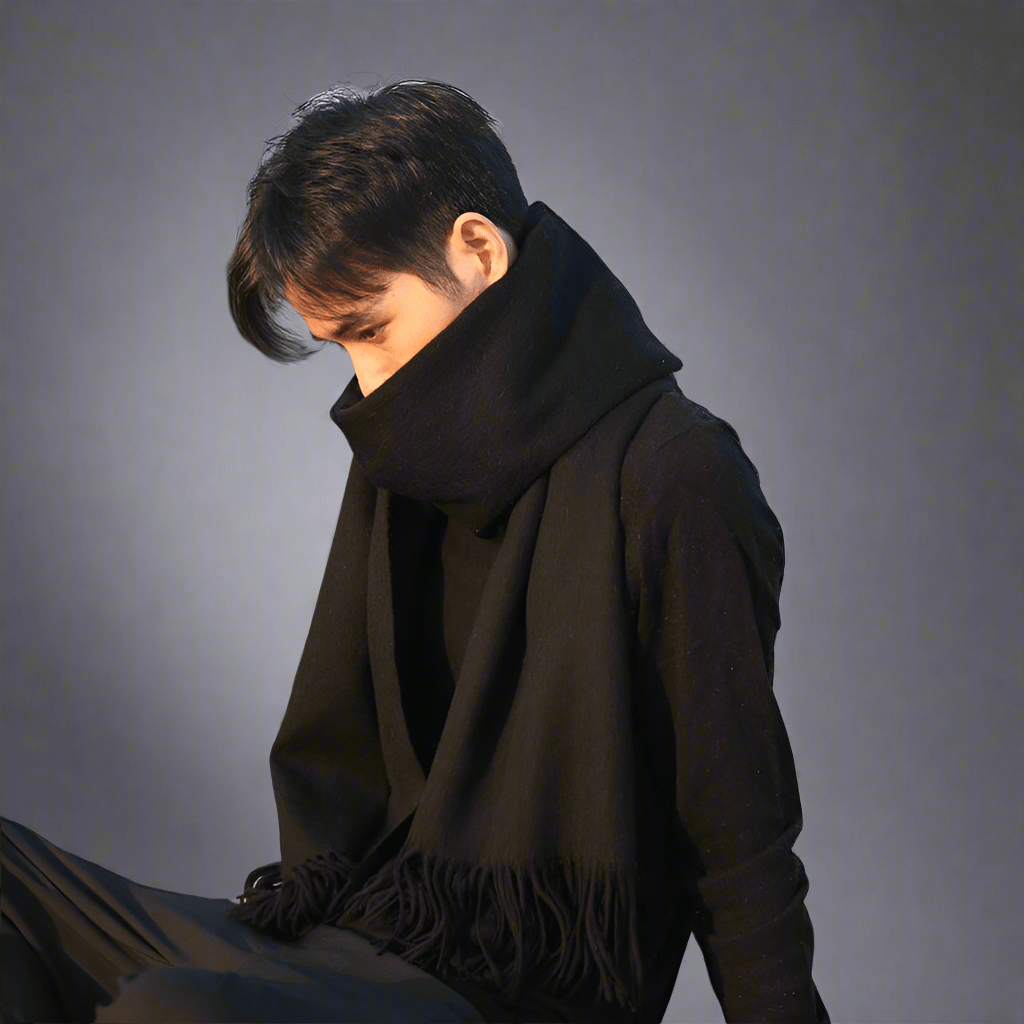 Plaid scarf men's winter women's snood - Vital