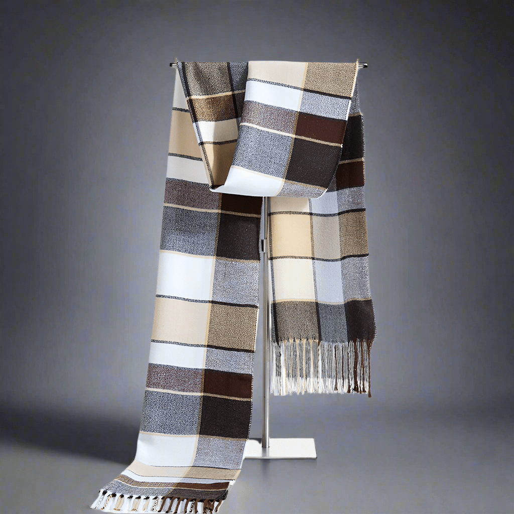 Plaid scarf men's winter women's snood - Vital
