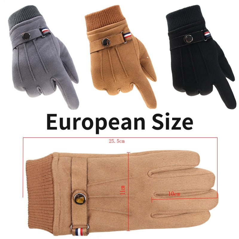 Suede Winter Men's Gloves - Vital