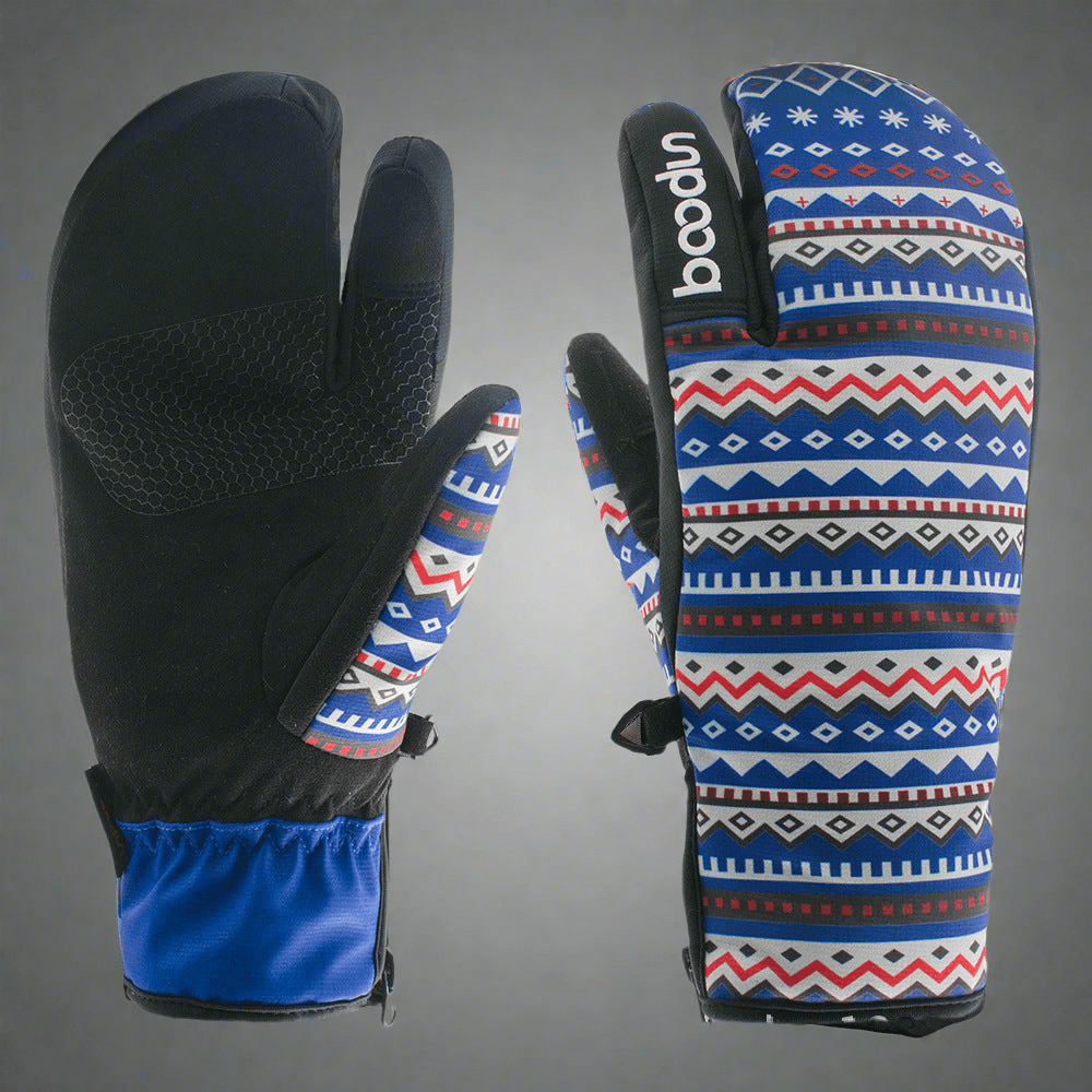 three finger ski gloves - Vital