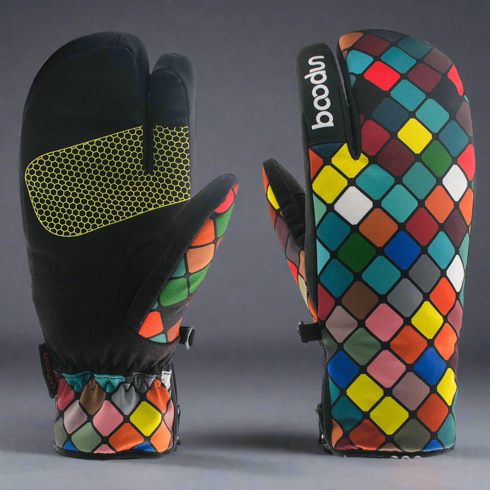 three finger ski gloves - Vital