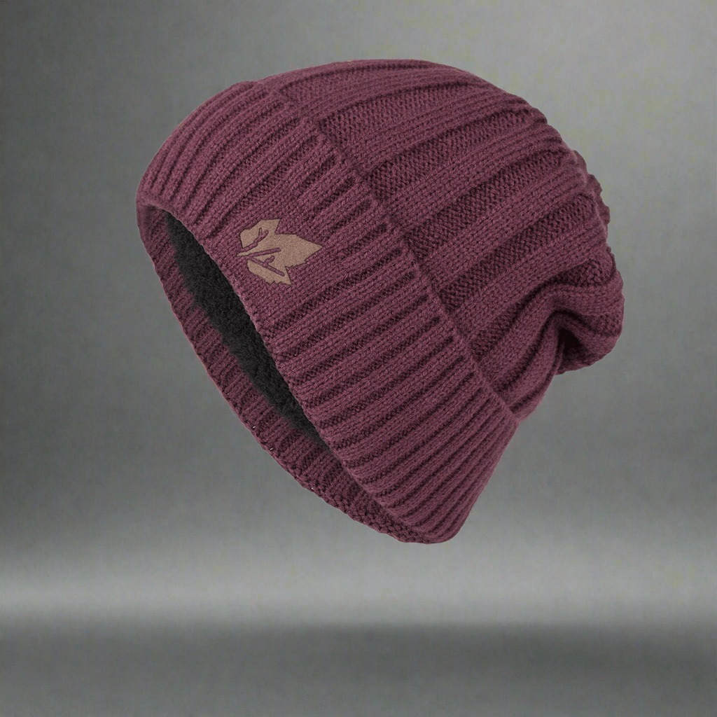Velvet Short Cuffed Pullover Knitted Beanie Hat - Vital