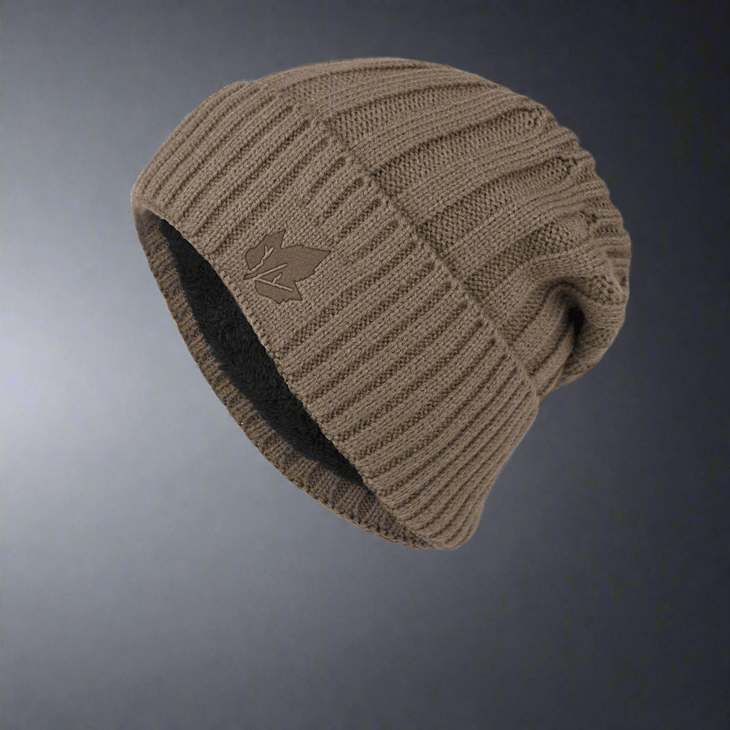 Velvet Short Cuffed Pullover Knitted Beanie Hat - Vital