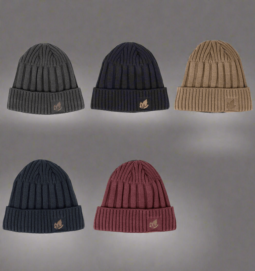 Velvet Short Cuffed Pullover Knitted Beanie Hat - Vital