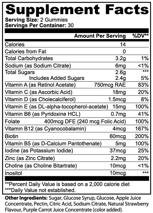 Vital | Multivitamin Bear Gummies (Adult) - Vital