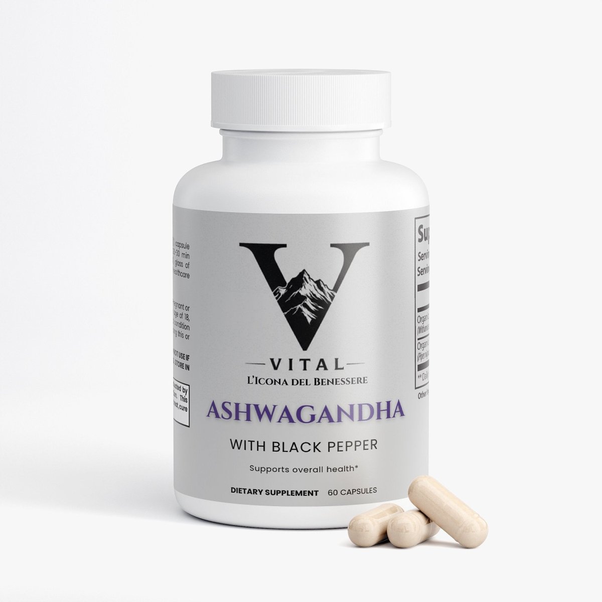 Vital | Organic Ashwagandha with Black Pepper - Vital