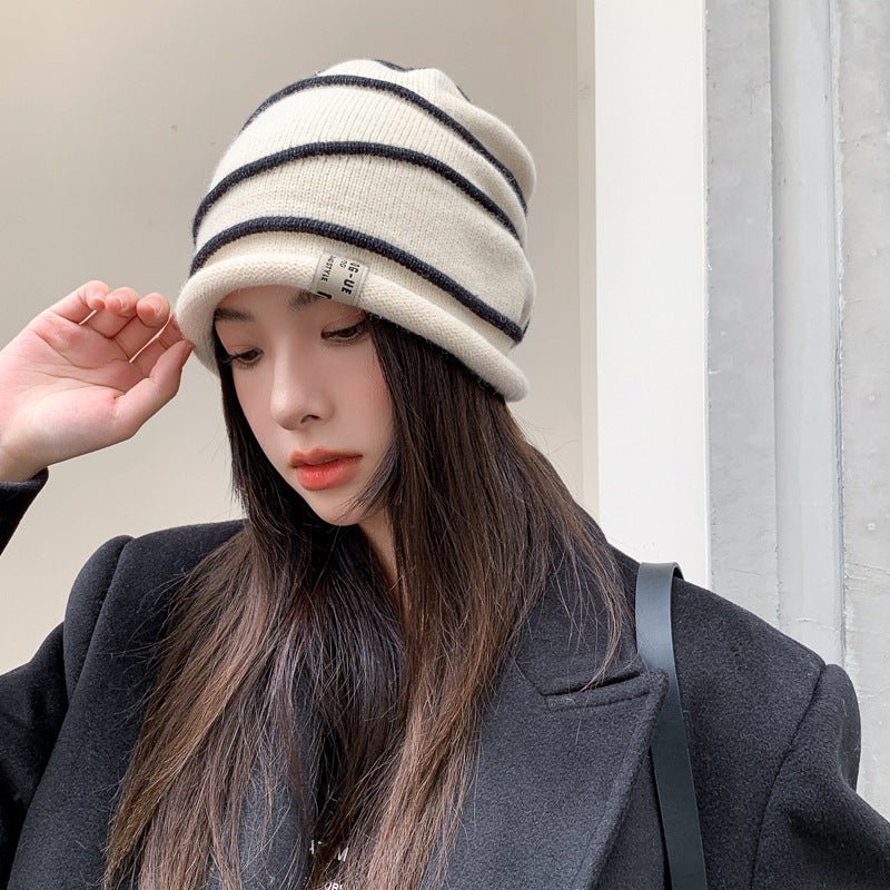 Water Ripple Knitted Beanie - Vital