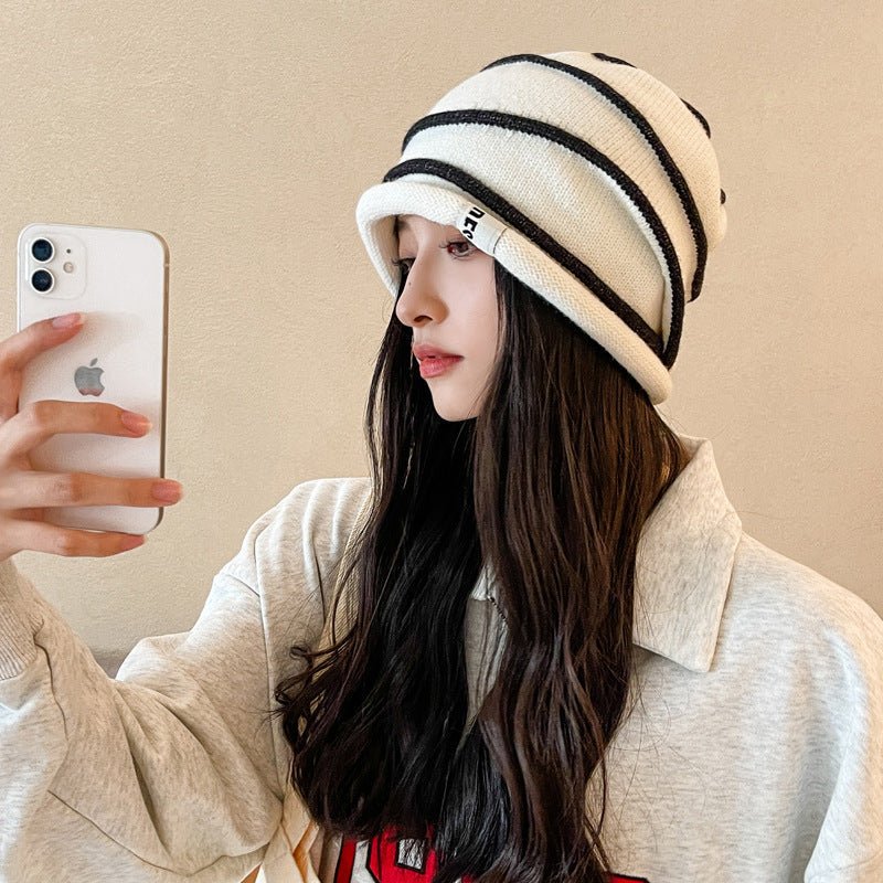 Water Ripple Knitted Beanie - Vital