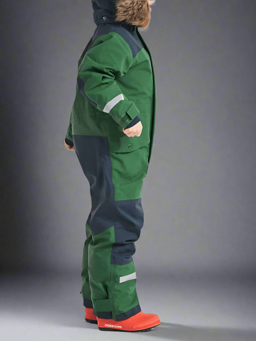 Windproof Waterproof Thickened Luminous Children's One - piece Ski Suit Boys' And Girls' Cotton - padded Clothes - Vital