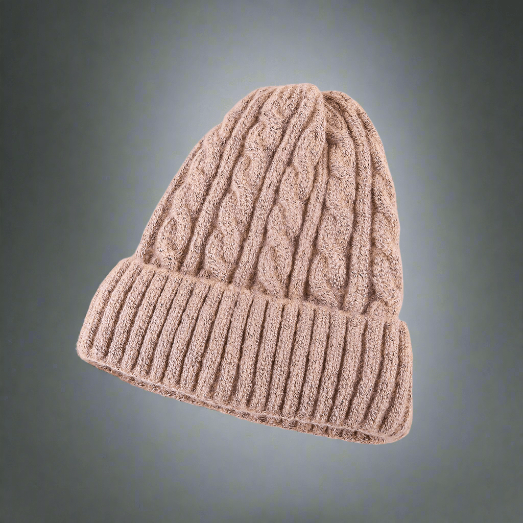 Winter Mohair Women Fleece Knitted Beanie - Vital