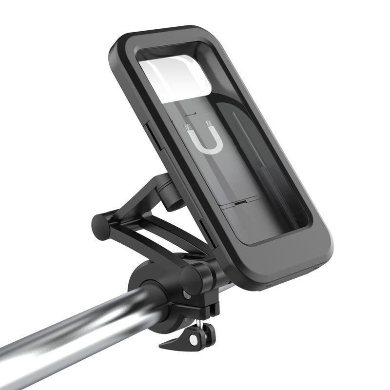 360 Rotatable Waterproof Bicycle Motorcycle Mobile Phone Holder Bike Handlebar Non-slip Clip Stand GPS Mount Bracket Vital
