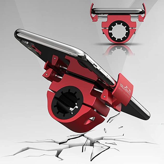 Bike Phone Mount Folding Motorcycle Phone Holder Aluminum Universal Cell Phone Bicycle Stand Vital