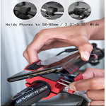 Bike Phone Mount Folding Motorcycle Phone Holder Aluminum Universal Cell Phone Bicycle Stand Vital