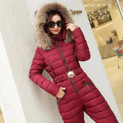 Ladies cotton one-piece ski jumpsuit suit Vital