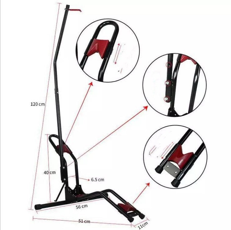 L-shaped Parking Rack Detachable Car Repair Mountain Bike Display Stand Vital