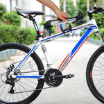 Mini Bike Portable Bicycle Tire Inflator Ball Air W Mount Frame For Mountain Road Bike