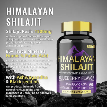 BSYS SHILAJIT GUMMIES 60'S Vital