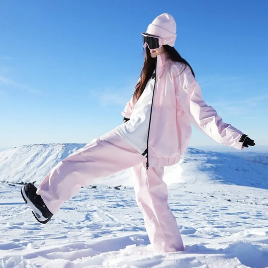 Winter New Outdoor Waterproof Single And Double Skateboard Ski Suit Clothes And Pants Suit Couple's Warm Jacket Vital