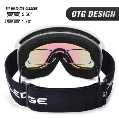 Double - layer anti - fog ski goggles, - Vital