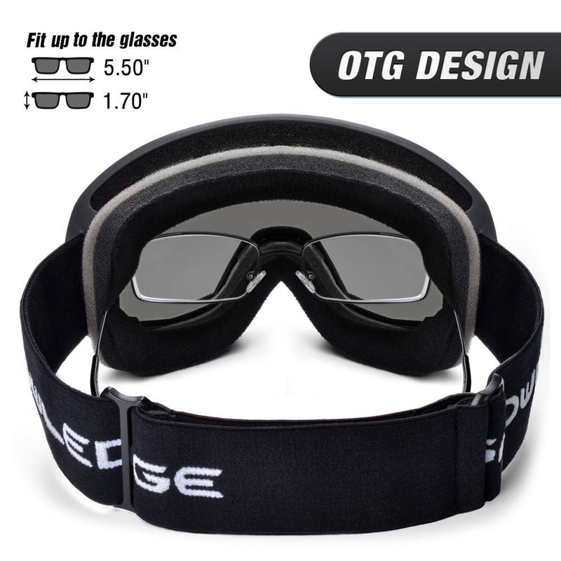 Double - layer anti - fog ski goggles, - Vital
