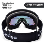 Double - layer anti - fog ski goggles, - Vital