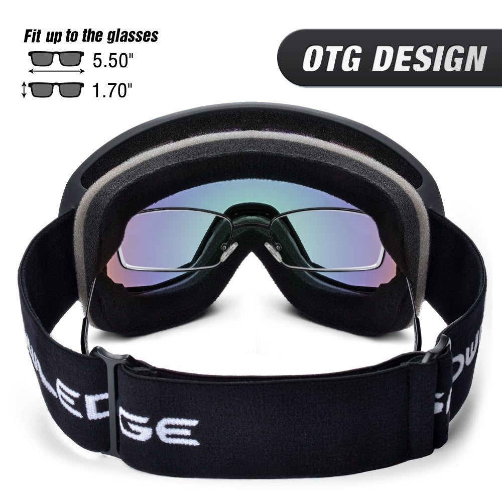 Double - layer anti - fog ski goggles, - Vital