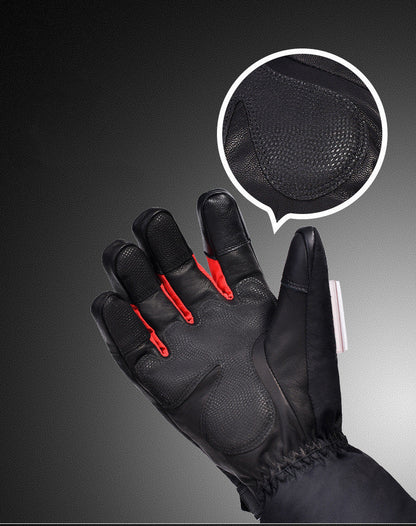 Heated Sheepskin ski Gloves - Vital