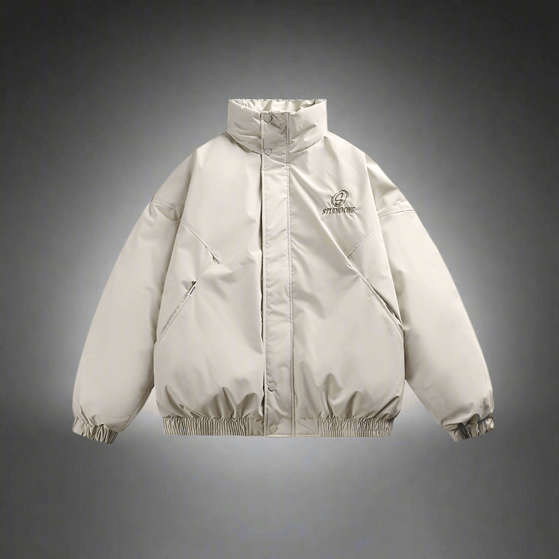 Male Outdoor Loose White Duck Down Jacket - Vital
