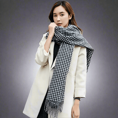 Plaid scarf men's winter women's snood - Vital
