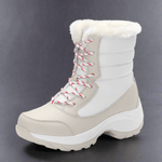 Plus velvet high - top women's shoes waterproof snow boots - Vital