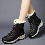Plus velvet high - top women's shoes waterproof snow boots - Vital