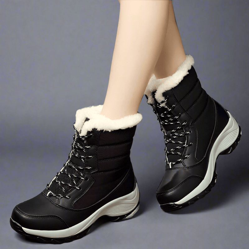 Plus velvet high - top women's shoes waterproof snow boots - Vital