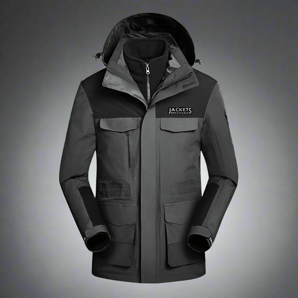 Soft shell ski jacket windproof, waterproof for Men and women - Vital