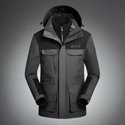 Soft shell ski jacket windproof, waterproof for Men and women - Vital