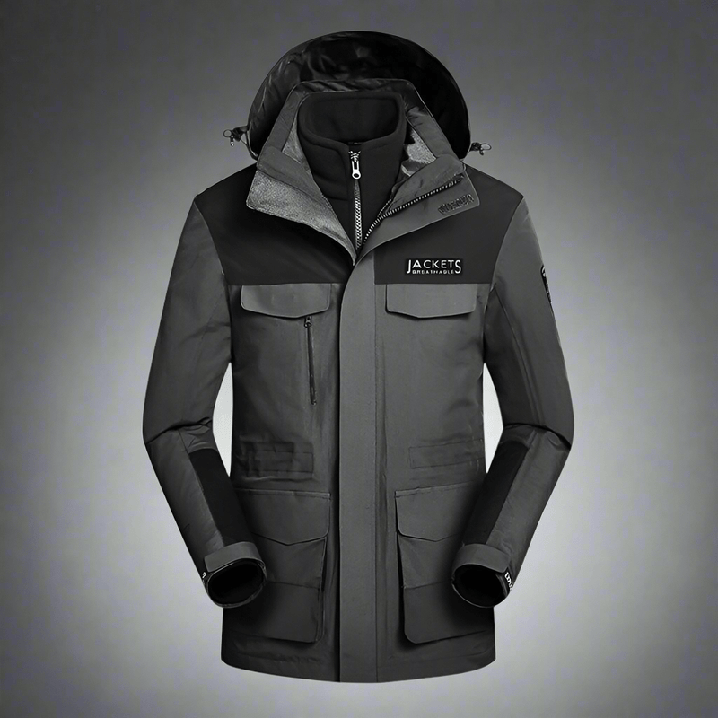 Soft shell ski jacket windproof, waterproof for Men and women - Vital