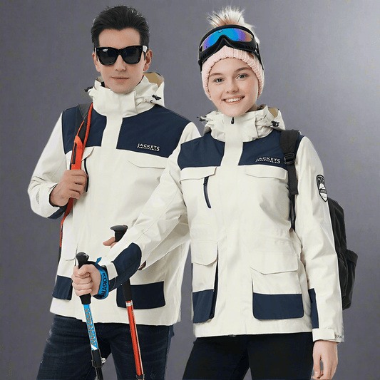 Soft shell ski jacket windproof, waterproof for Men and women - Vital