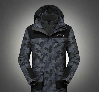 Soft shell ski jacket windproof, waterproof for Men and women - Vital