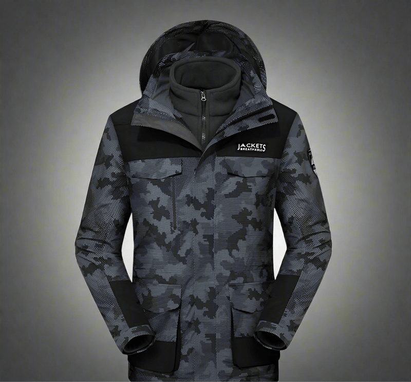 Soft shell ski jacket windproof, waterproof for Men and women - Vital