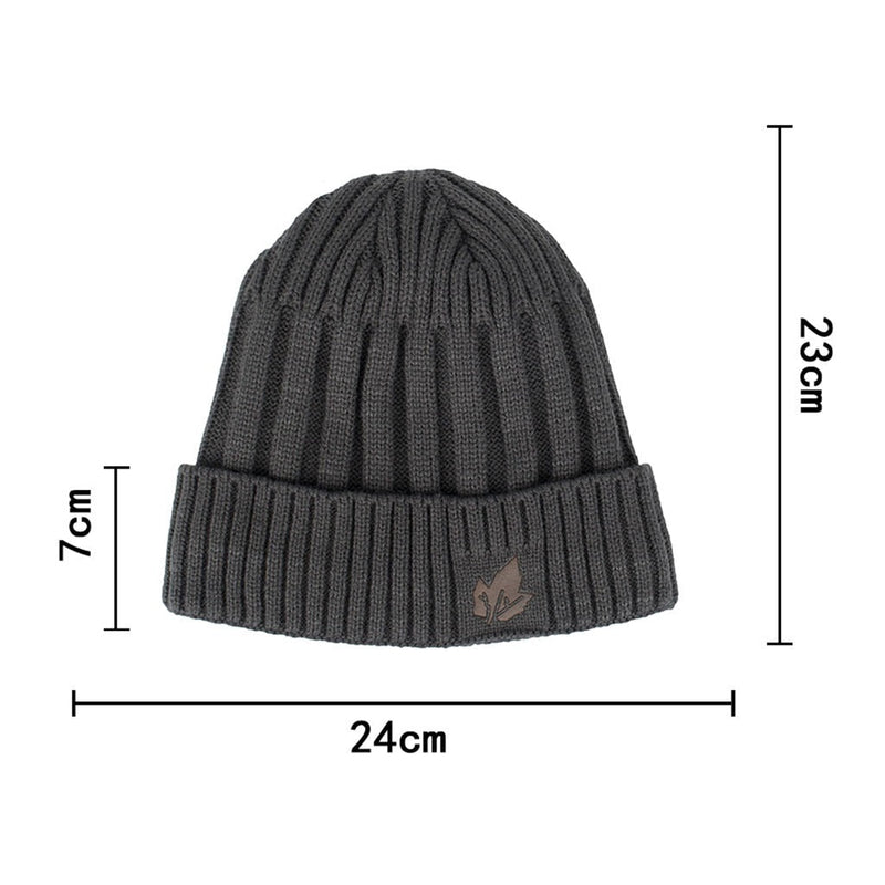 Velvet Short Cuffed Pullover Knitted Beanie Hat - Vital