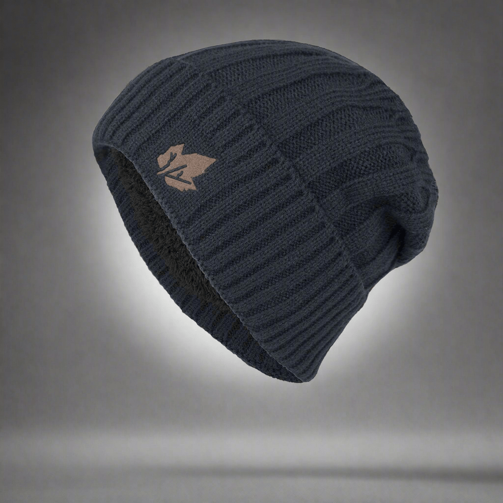 Velvet Short Cuffed Pullover Knitted Beanie Hat - Vital