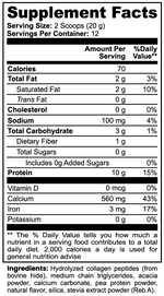 Vital | 100% Grass - Fed Collagen Creamer (Vanilla) - Vital
