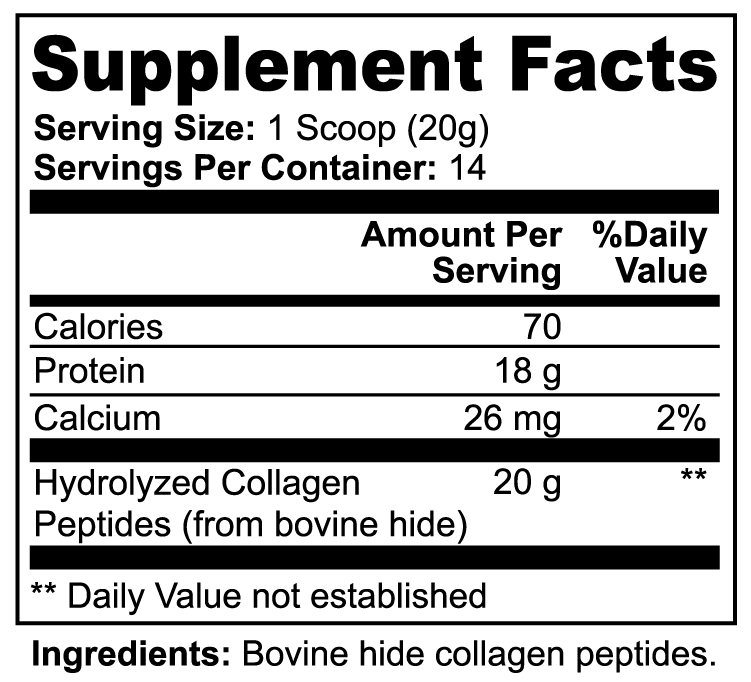 Vital | 100% Grass - Fed Hydrolyzed Collagen Peptides - Vital