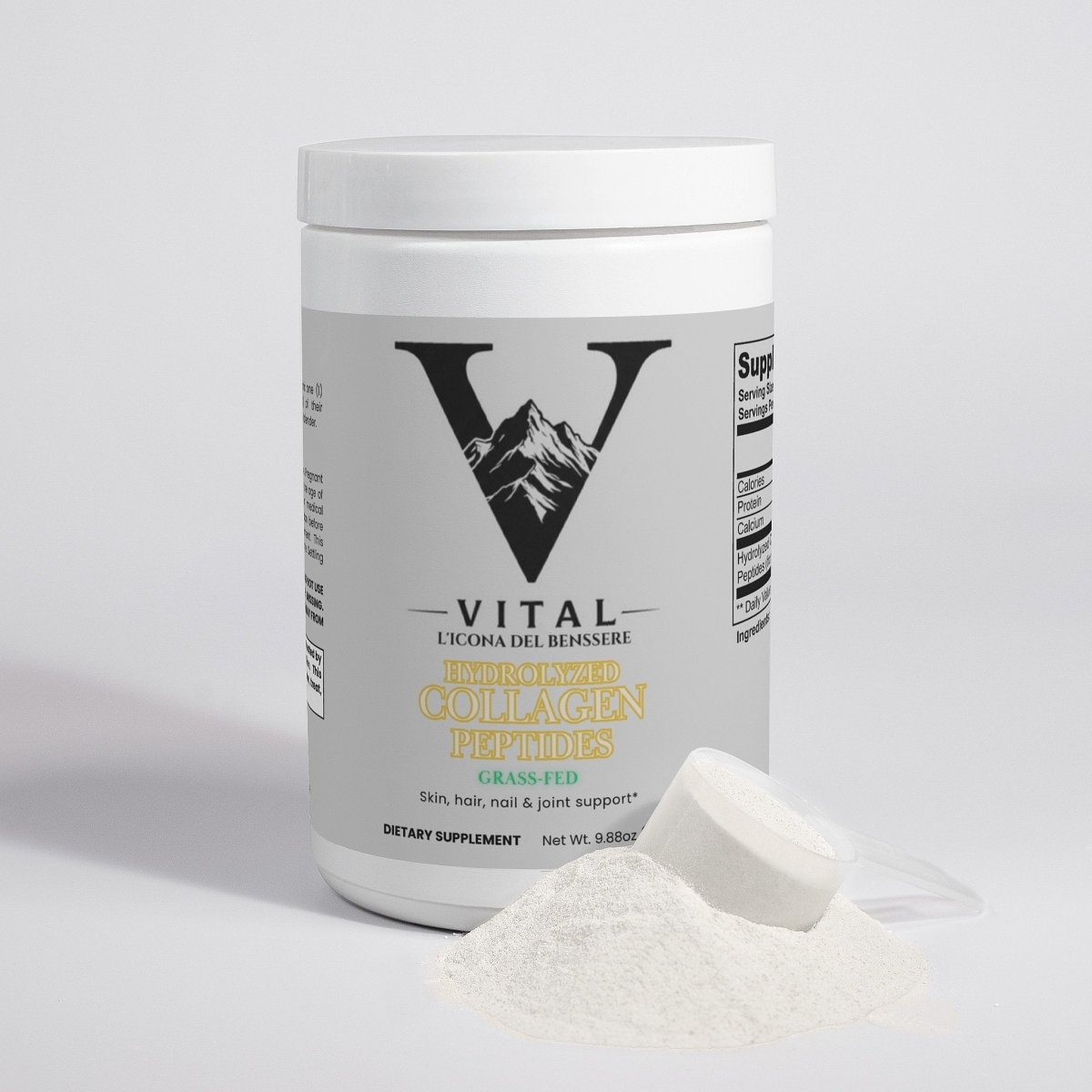 Vital | 100% Grass - Fed Hydrolyzed Collagen Peptides - Vital