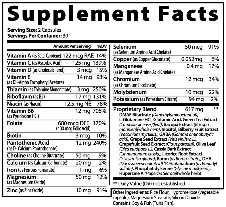 Vital | Brain & Focus Formula - Vital