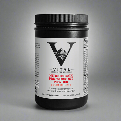 Vital | Nitric Shock Pre - Workout Powder (Fruit Punch) - Vital
