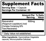Vital | Resveratrol 50% 600mg - Vital