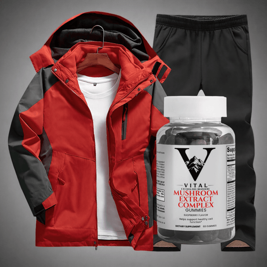 Vital | Ski Clothes x 10 in 1 Mushroom Gummies (Raspberry) Value Bundle - Vital
